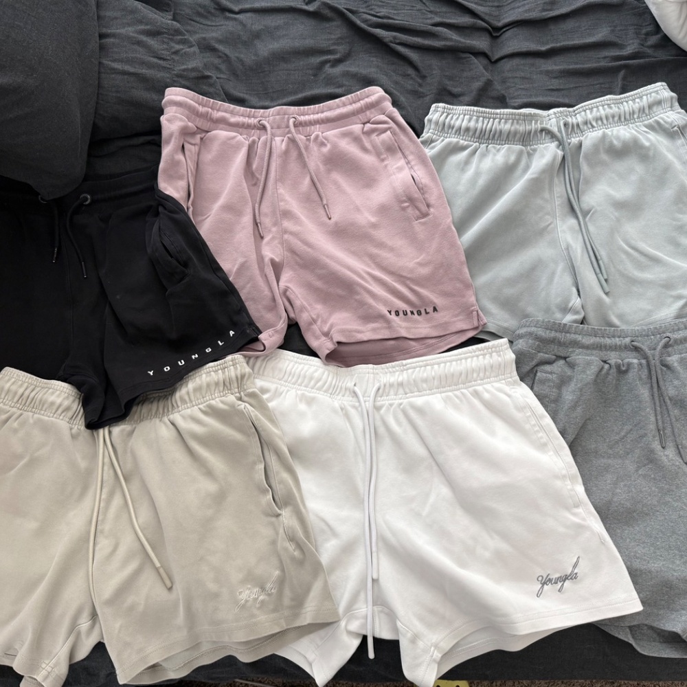 YOUNGLA COTTEN 5" SHORTS - 6 PAIR!!!!!